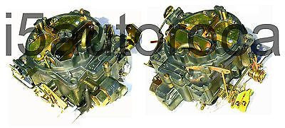 SET OF 2 MARINE CARBURETORS ROCHESTER QUADRAJET 4MV 5.0L 305CID MERC DICHROMATE - Marine Carburetors