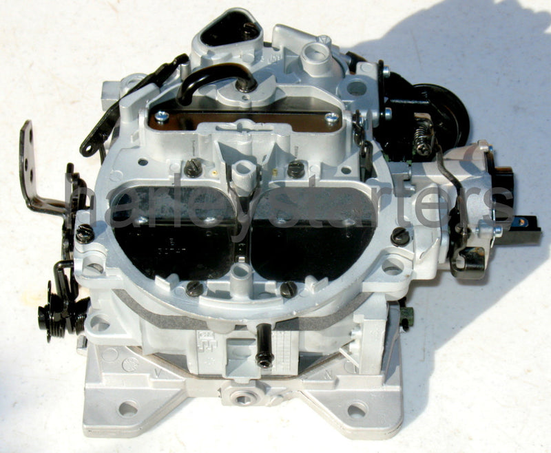 MARINE CARBURETOR ROCHESTER QUADRAJET MIE 228 305 5.0L ELECTRIC CHOKE SILVER AND BLACK